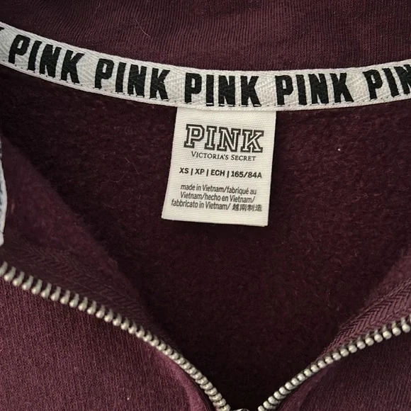 VS PINK Quarter Zip Pullover - Picture 2 of 6